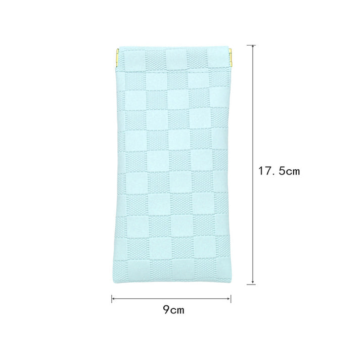 Fashionable Checkered Pouch Kalsten