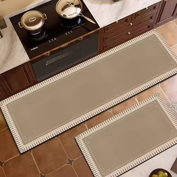 Elegant Textured Kitchen Runner Set Kalsten