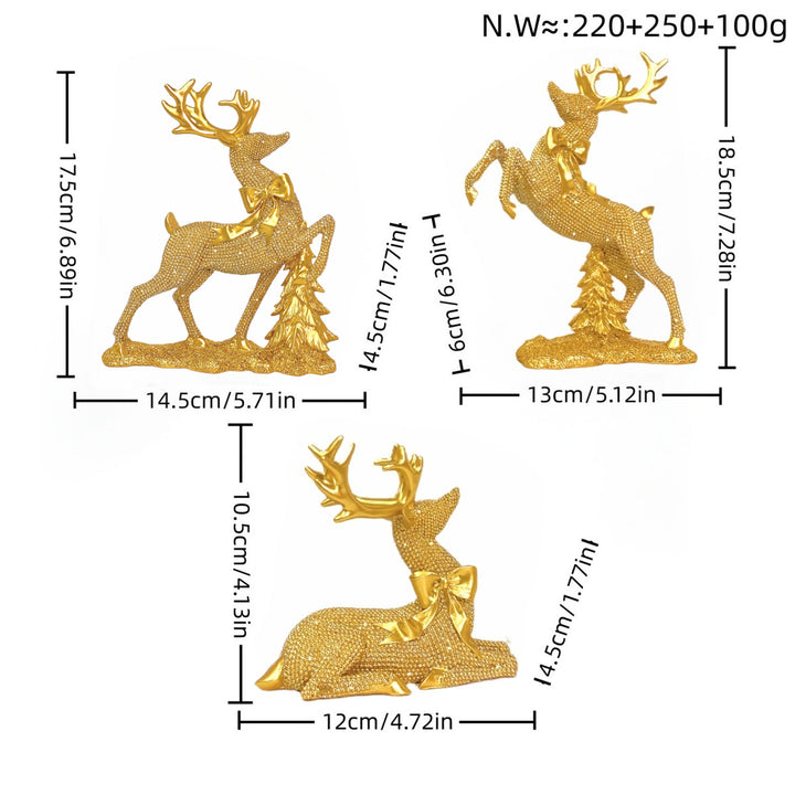 Luxurious Reindeer Sculpture Kalsten
