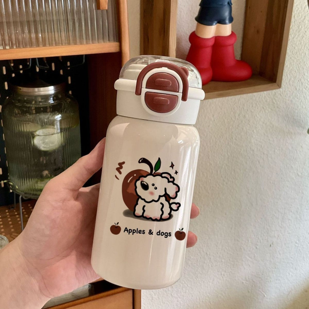 Ladies creative water bottle with animal motif Kalsten