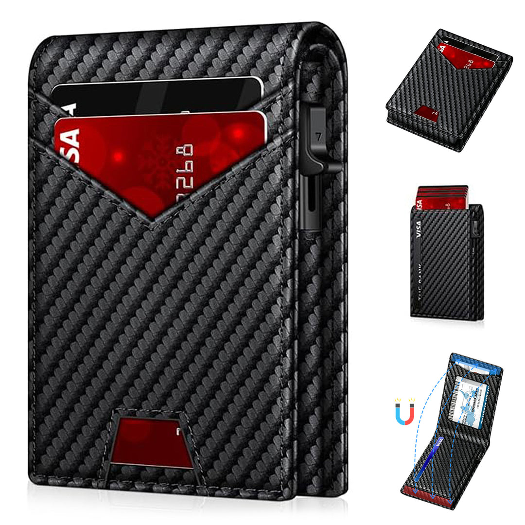 Slim Multi-Card Carbon Fiber Wallet Kalsten