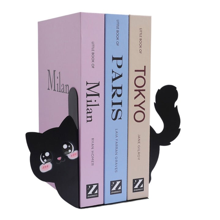 Cat Silhouette Decorative Bookends