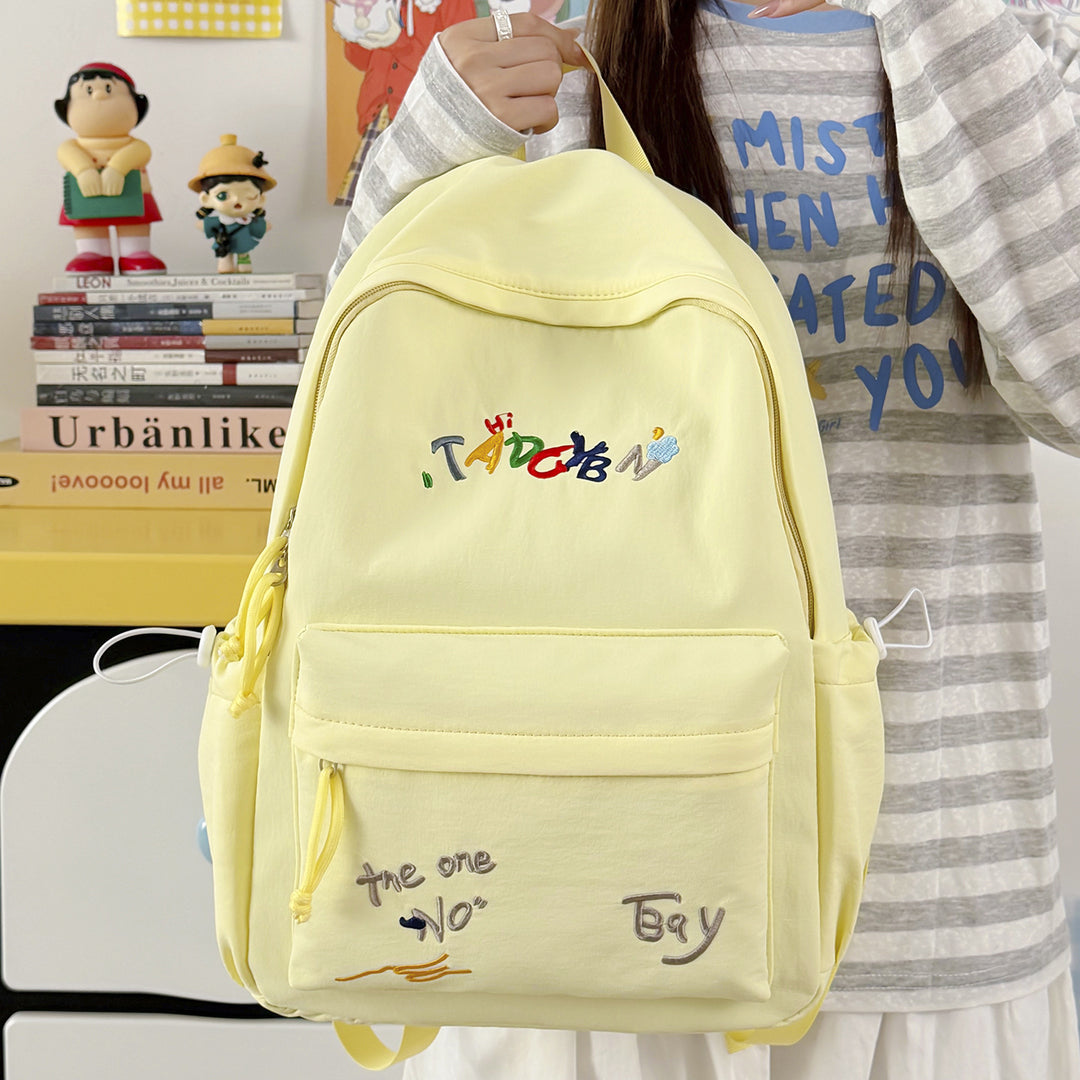 Stylish Embroidered Backpack Kalsten