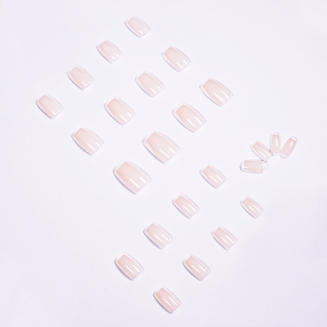 Elegant Nail Extensions with French Tip Kalsten