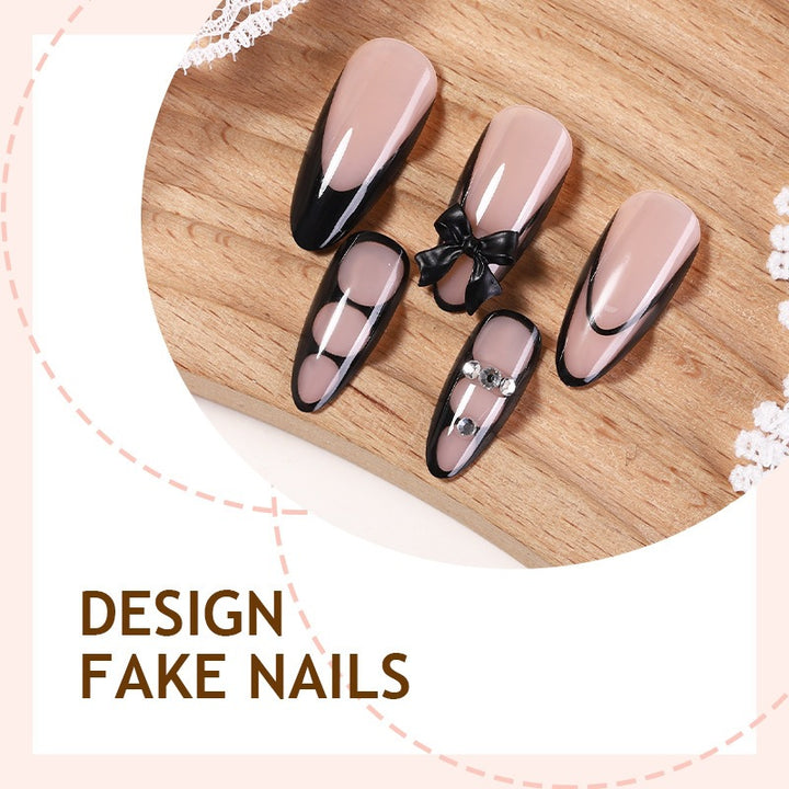 Artificial artificial nails with stylish accents Kalsten