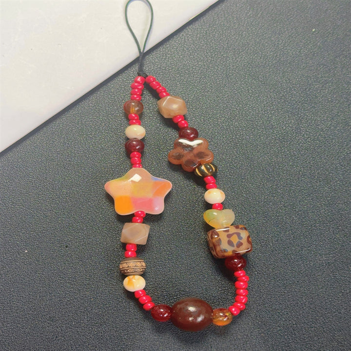 Decorative Beaded Charm Keychain Kalsten