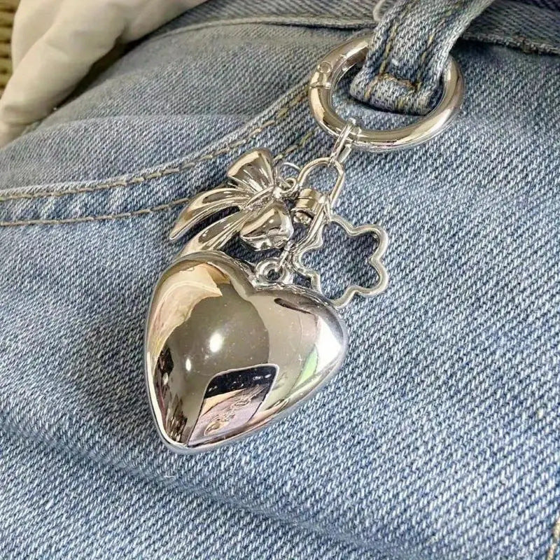 Metallic Charm Keychain Kalsten
