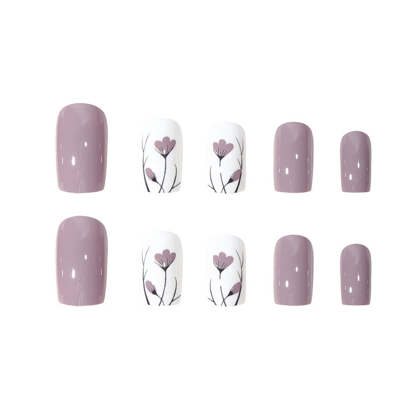 Floral Art Press-On Nail Set Kalsten