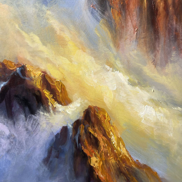 Mountain Landscape Canvas Art for Living Spaces