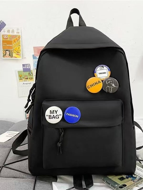 Backpack with Creative Badge Design Kalsten