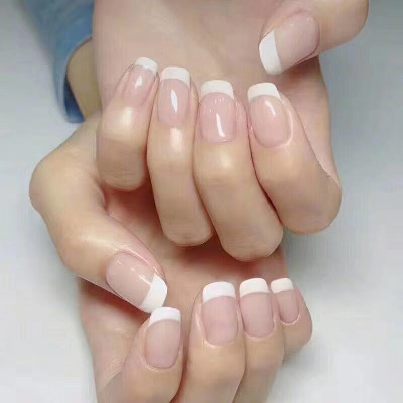 Classic French Tip Press-On Nails