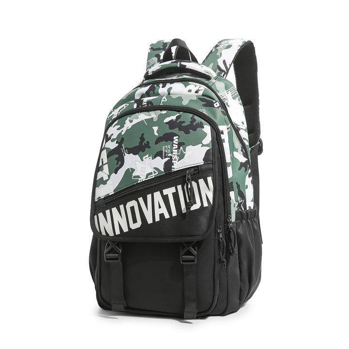 Durable Multi-Compartment Backpack with Plush Keychain Kalsten