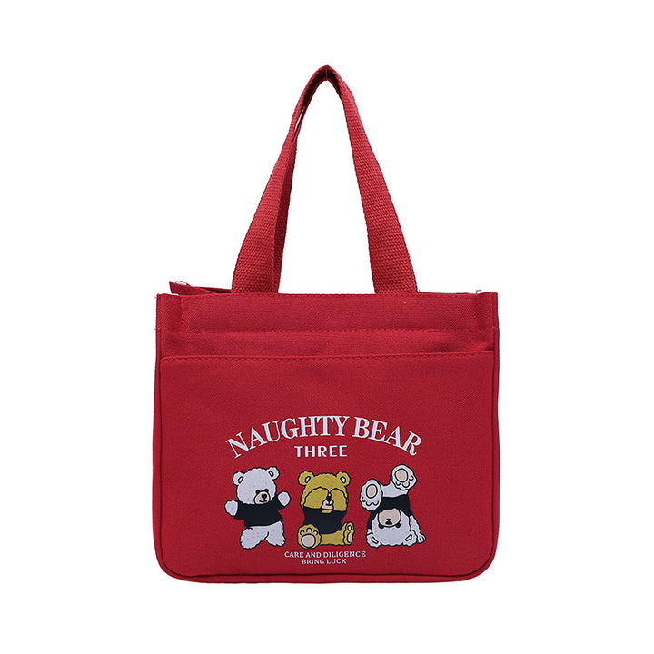 Portable Embroidered Tote Bag