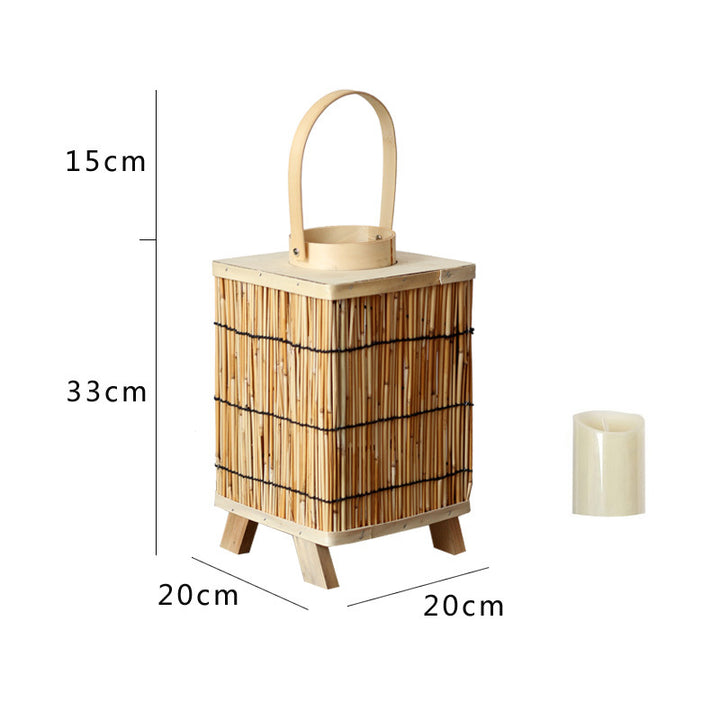 Artificial Rattan Lantern Kalsten