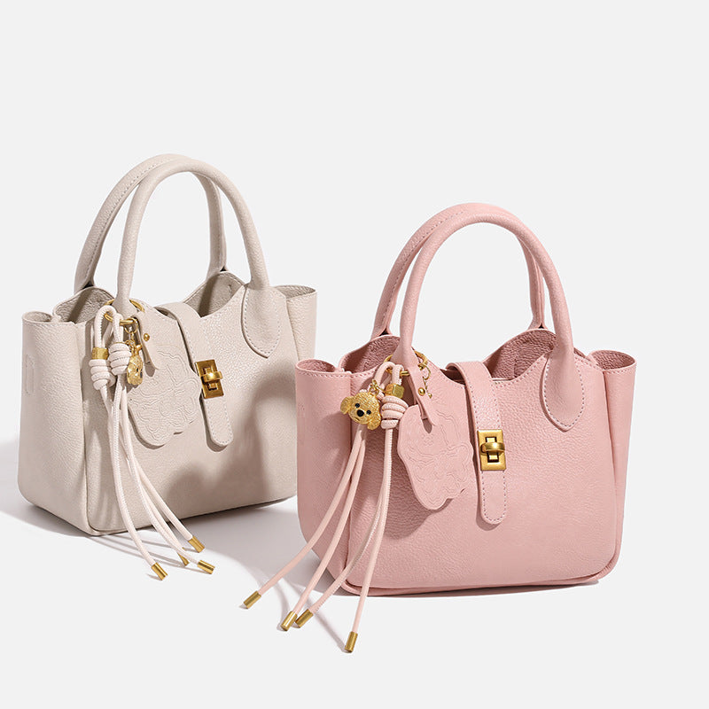 Chic Structured Handheld Tote Bag