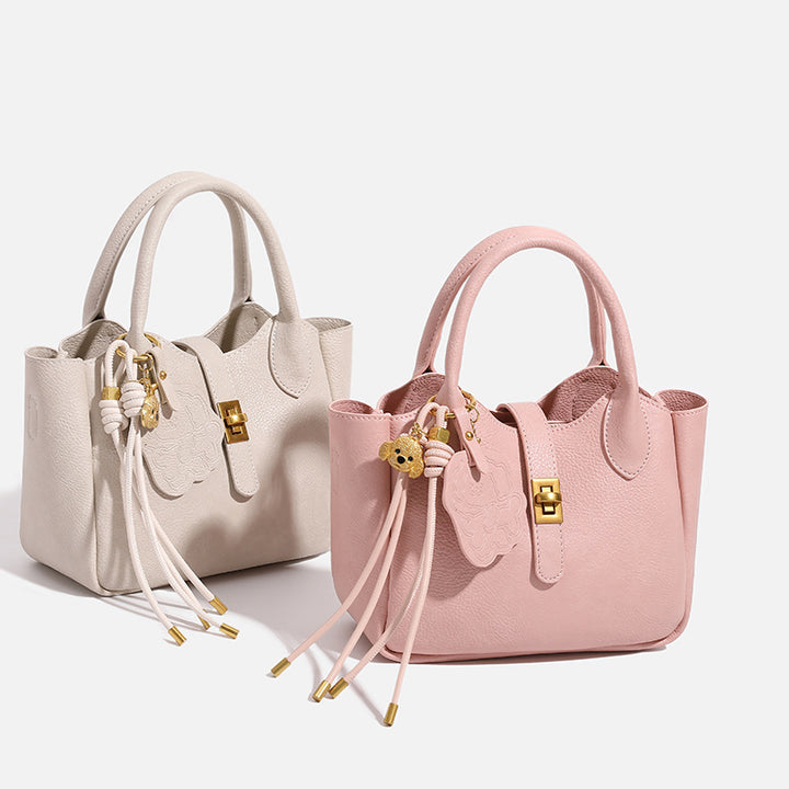 Chic Structured Handheld Tote Bag