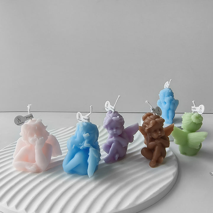 Unique Textured Sculpture Candle