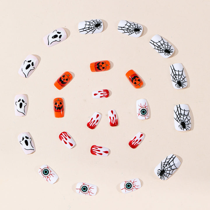 Halloween-Themed 3D Acrylic Nail Art Set Kalsten