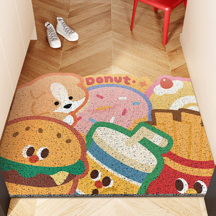 Whimsical Food-Themed Indoor Mat Kalsten