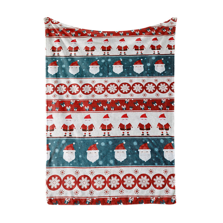 Women's Christmas blanket with festive tree and gift design Kalsten
