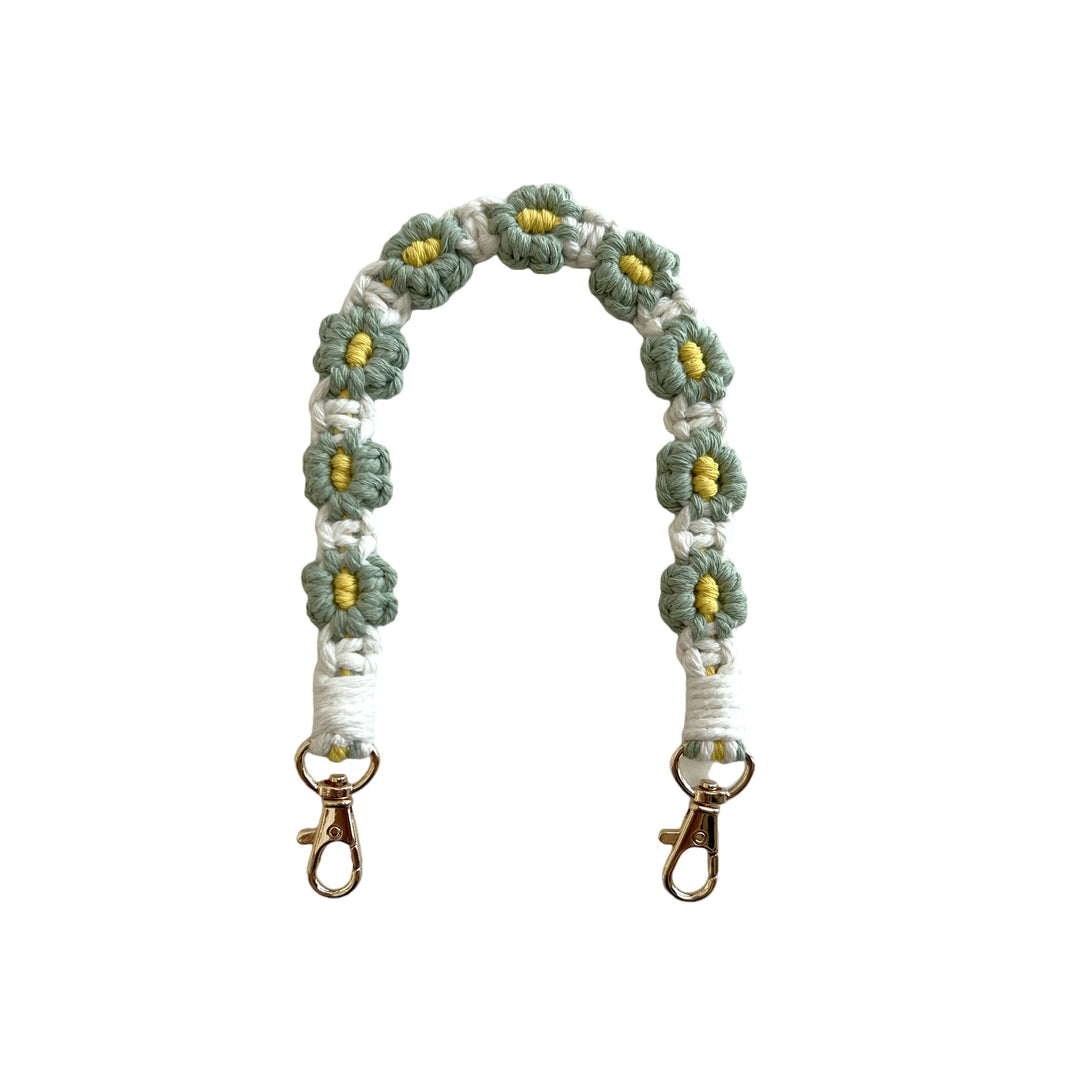 Floral Macrame Keychain Strap Kalsten