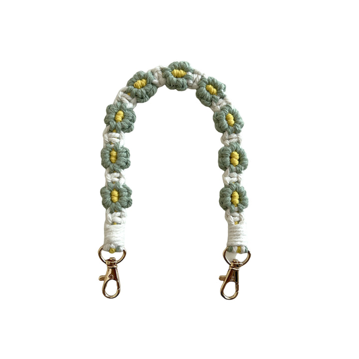 Floral Macrame Keychain Strap Kalsten