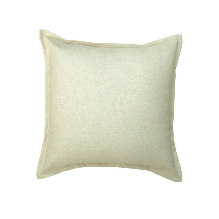 Decorative Linen Throw Pillow Cover with Piped Edge
