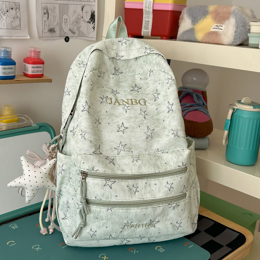 Star-Patterned School Backpack Kalsten
