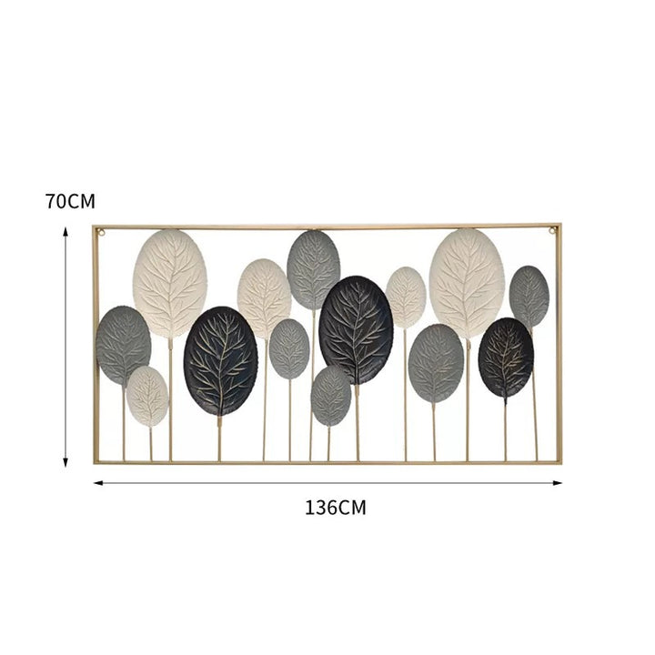 Decorative Metal Leaf Wall Art Sculpture Kalsten