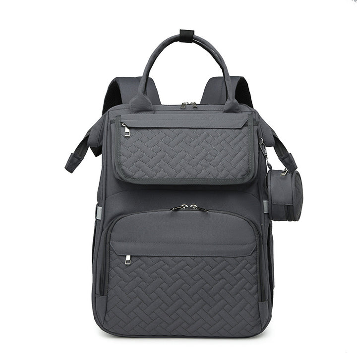 Multi-Functional Quilted Diaper and Travel Backpack Kalsten