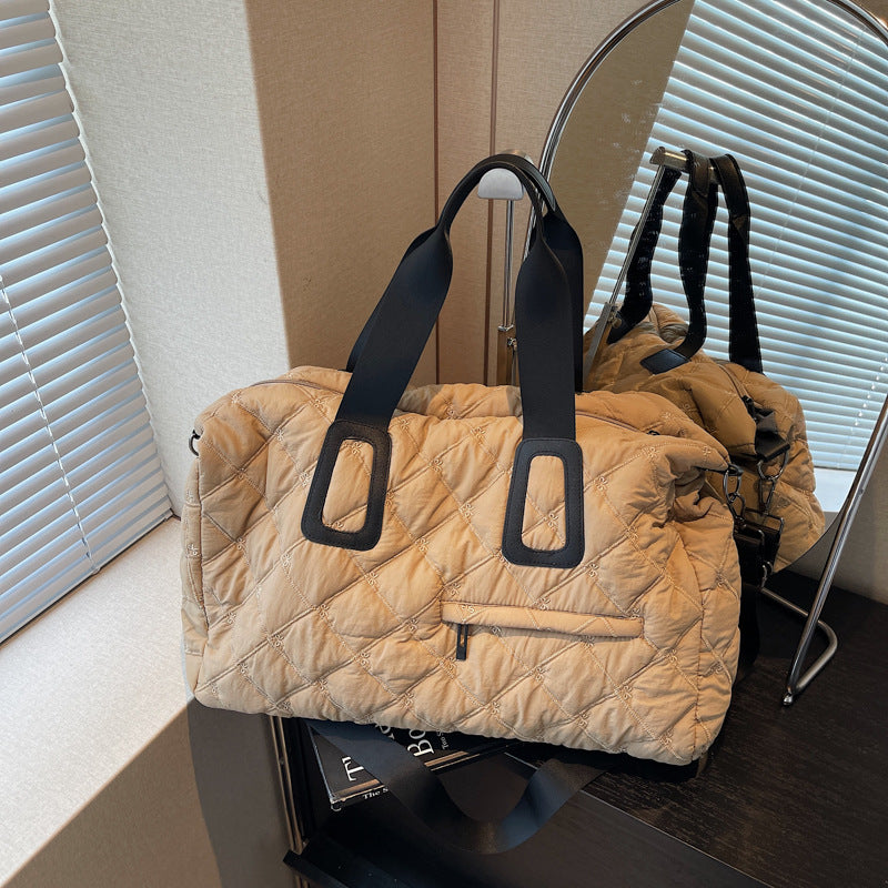 Quilted Travel Tote Bag