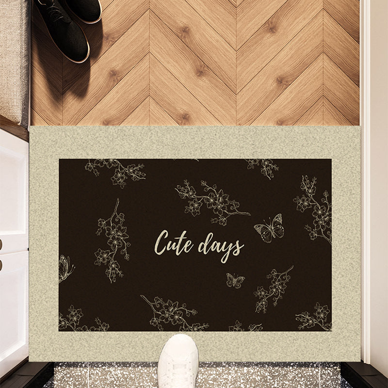 Elegant Textured Welcome Mat
