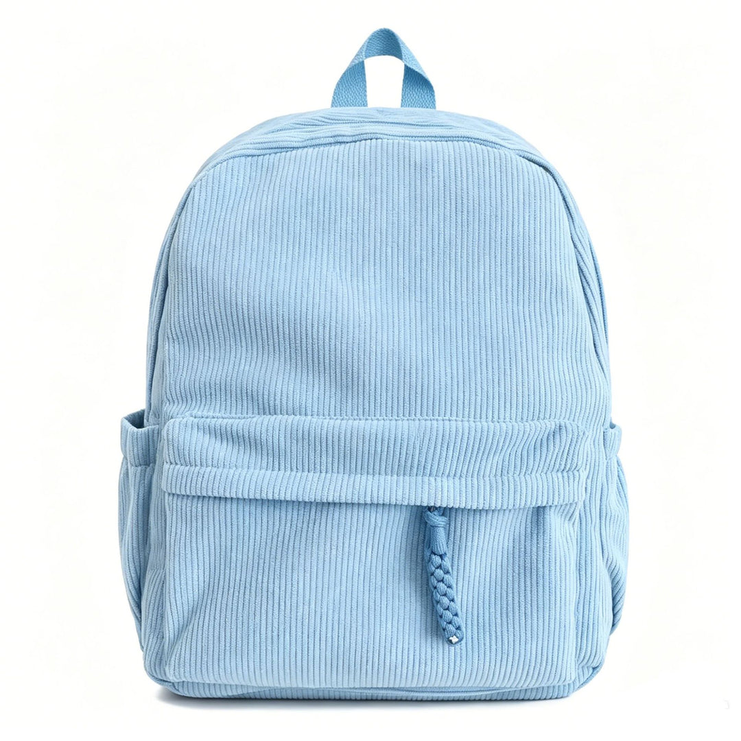 Stylish Corduroy Backpack