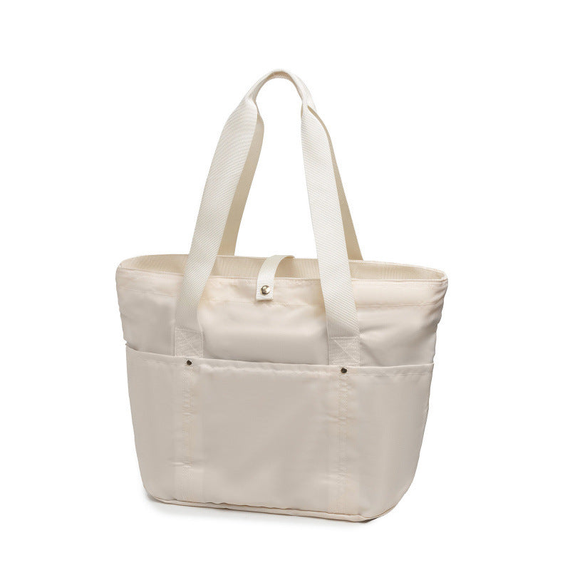 Multifunctional shopping bag with multiple outside pockets Kalsten