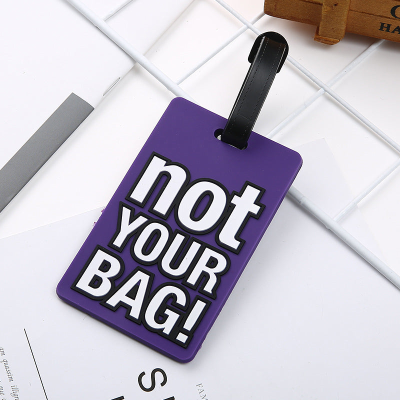 Unisex Luggage Tag with Eye-catching Message Kalsten