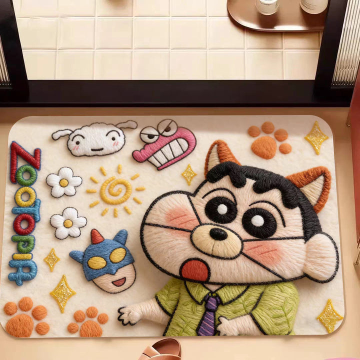 Cartoon-Themed Floor Mat