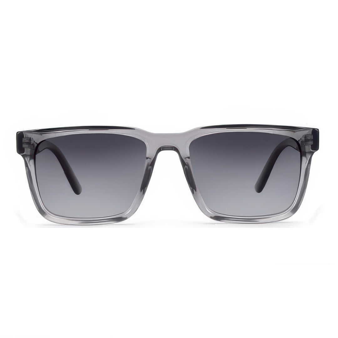 Women's fashionable sunglasses with clear plastic frame and multifunctional lenses Kalsten
