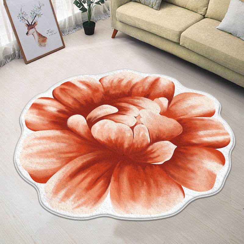 Floral-Inspired Decorative Mat