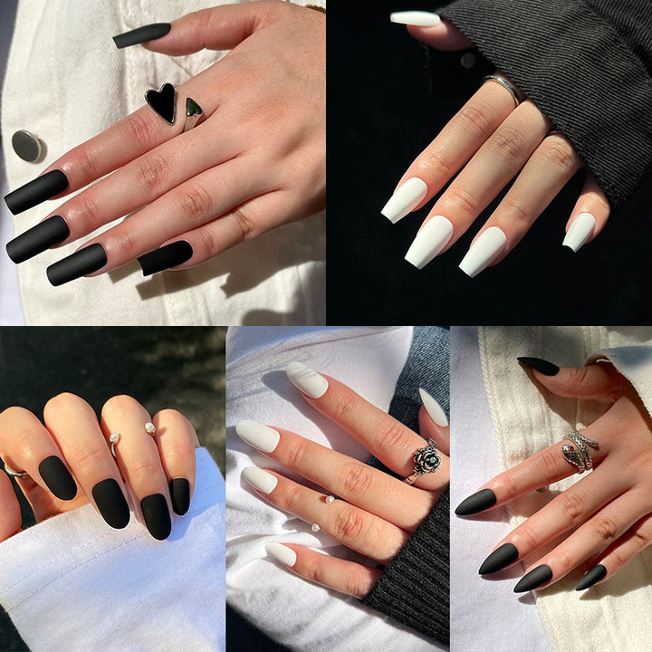 Artificial nail extensions in modern design Kalsten