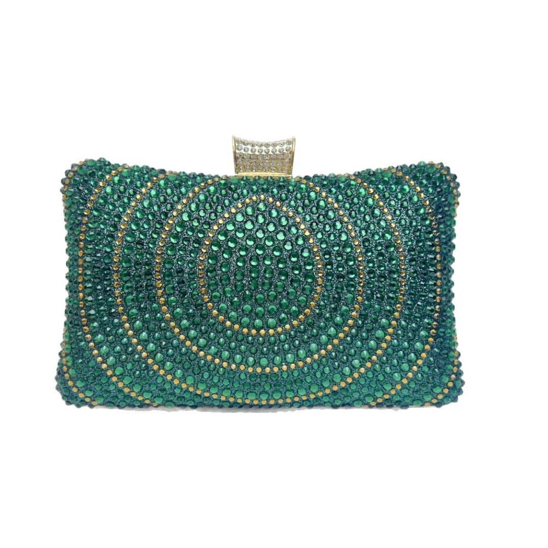 Sparkling Rhinestone Evening Clutch