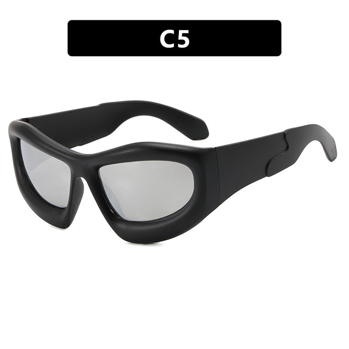 Women's sporty sunglasses with protective UV filter and thick frame Kalsten