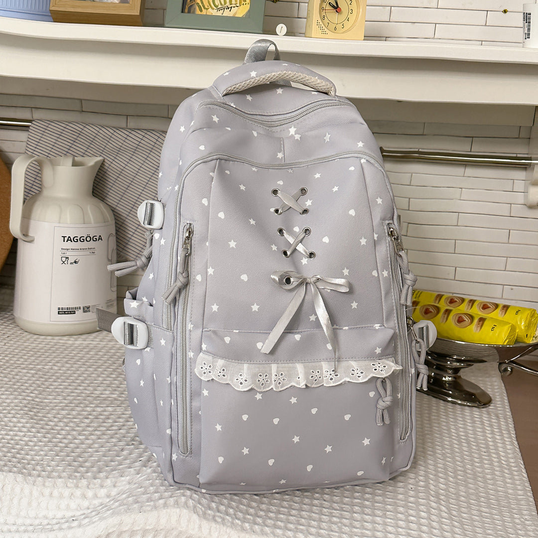 Decorative Star-Patterned Backpack Kalsten 1791205780
