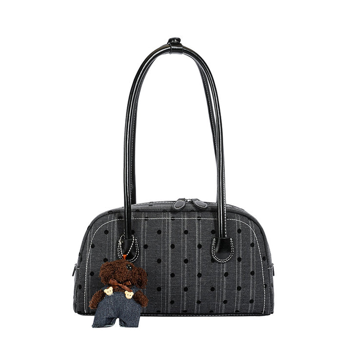 Polka Dot Accent Handbag