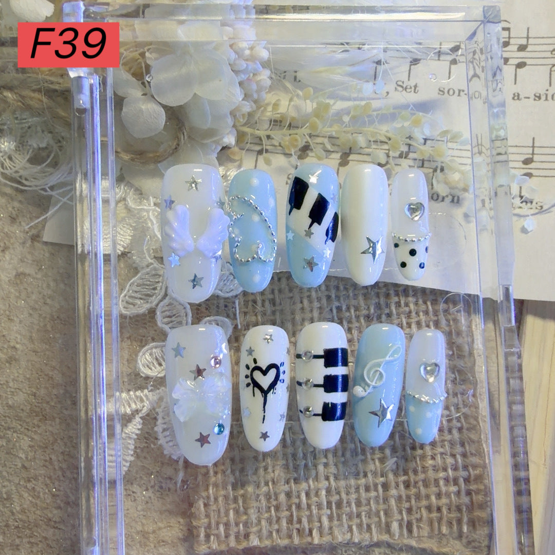 Decorative Press-On Nail Art Set 1790731572