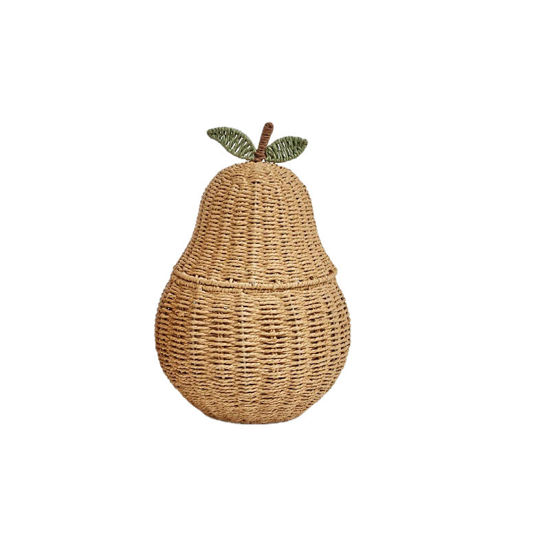 Playful storage basket in the shape of a pear Kalsten