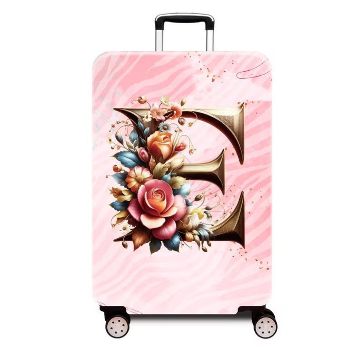 Ladies hard shell suitcase with luxurious floral design Kalsten