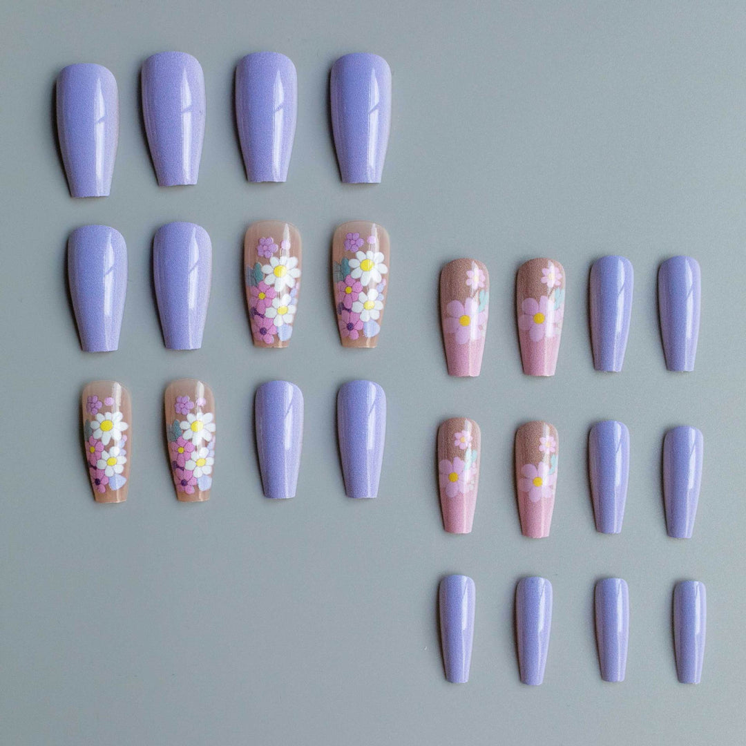 Floral Acrylic Nail Art Kit