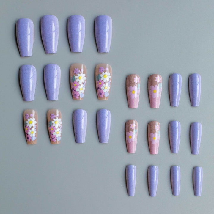 Floral Acrylic Nail Art Kit