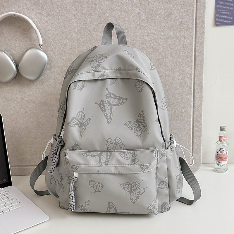 Elegant Butterfly Print Backpack Kalsten