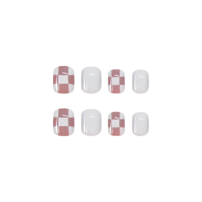 Chic Checkered Nail Art